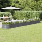 vidaXL Plantenbak 512x80x36 cm gepoedercoat staal, Verzenden, Nieuw
