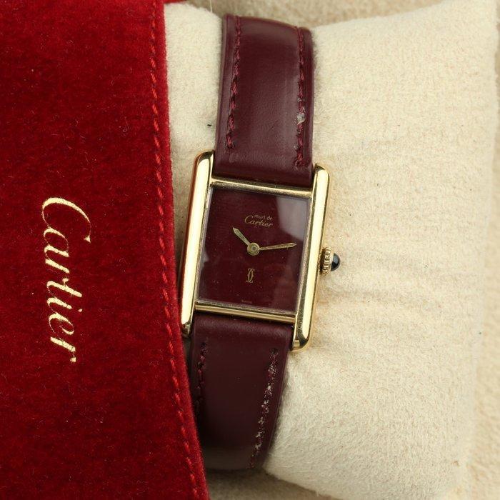 Cartier - Tank Must de Cartier - Sans Prix de Réserve - 3192, Handtassen en Accessoires, Horloges | Heren