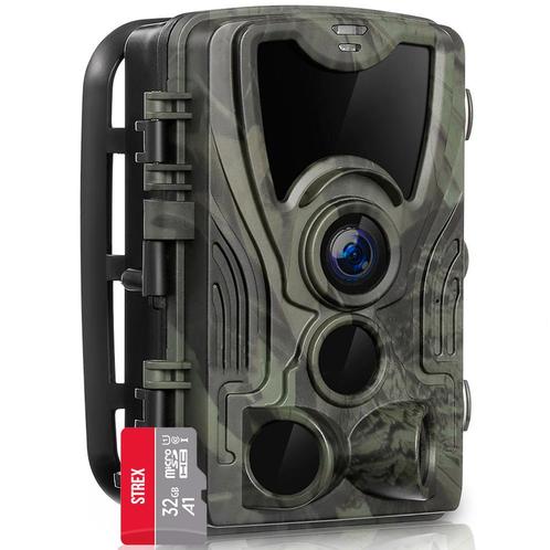 Strex Wildcamera met Nachtzicht - 36MP 4K ULTRA HD -, Audio, Tv en Foto, Actiecamera's, Verzenden