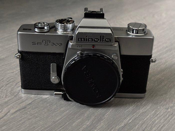 Minolta, Porst, Panagor Minolta SR-T 303 + Minolta MD Zoom, Audio, Tv en Foto, Fotocamera's Analoog