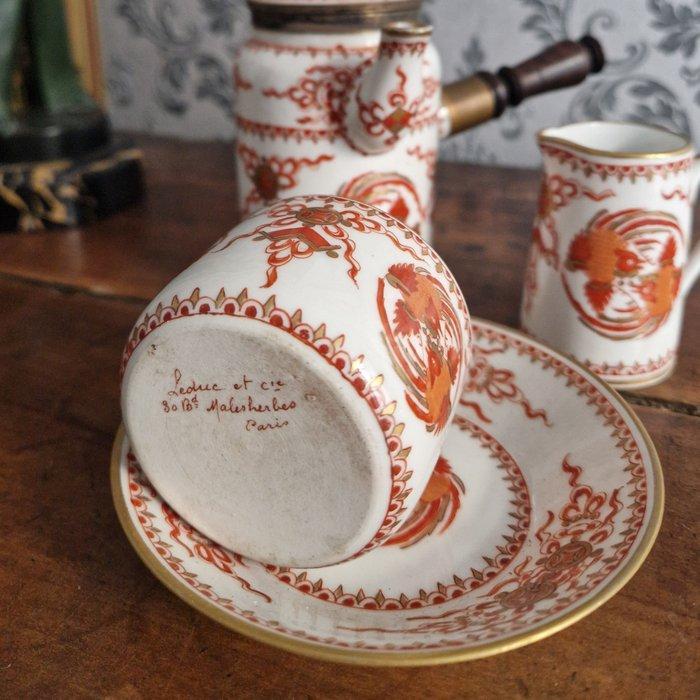 Leduc et cie - Service à café (4) - Porcelaine, Antiquités & Art, Antiquités | Verre & Cristal