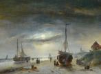 Charles Leickert (1816-1907) - Strandgezicht, Antiquités & Art