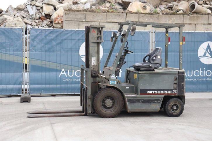 Veiling: Heftruck Mitsubishi FB20 Elektrisch 2000kg 3.0m 200, Zakelijke goederen, Machines en Bouw | Heftrucks en Intern transport