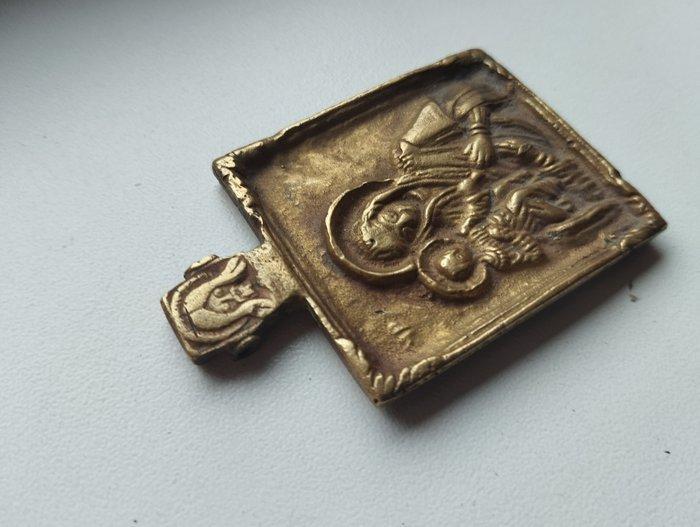 Reis-icoon - Moeder Gods met Drie Handen - Brons, Antiek en Kunst, Kunst | Niet-Westerse kunst