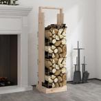 vidaXL Houtblokhouder 33,5x30x110 cm massief grenenhout