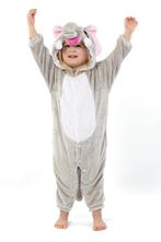 Onesie Grijze Olifant Baby Pakje 68-74 Olifantenpak Kostuum, Kinderen en Baby's, Ophalen of Verzenden, Nieuw