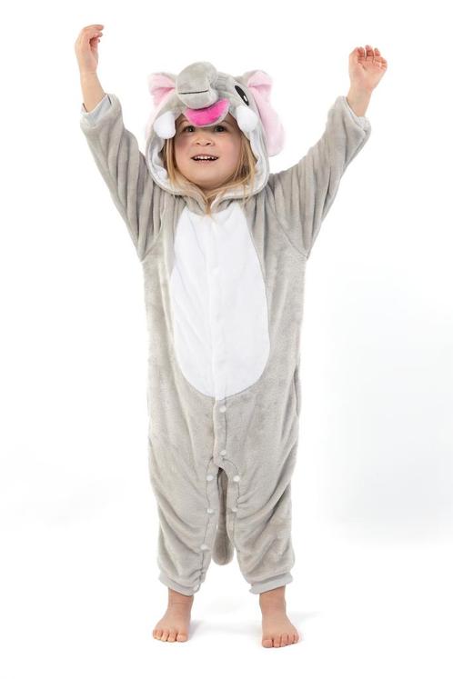 Onesie Grijze Olifant Baby Pakje 68-74 Olifantenpak Kostuum, Kinderen en Baby's, Carnavalskleding en Verkleedspullen, Nieuw, Ophalen of Verzenden