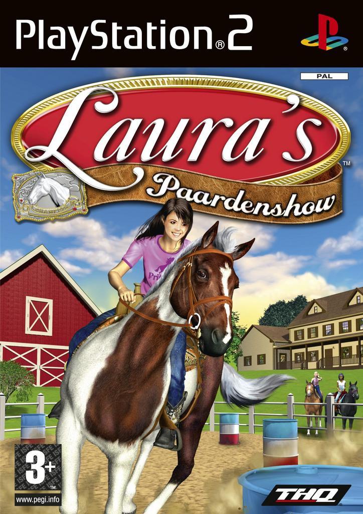 Lauras Paardenshow-Standaard (PlayStation 2) Gebruikt, Games en Spelcomputers, Games | Sony PlayStation 2, Ophalen of Verzenden
