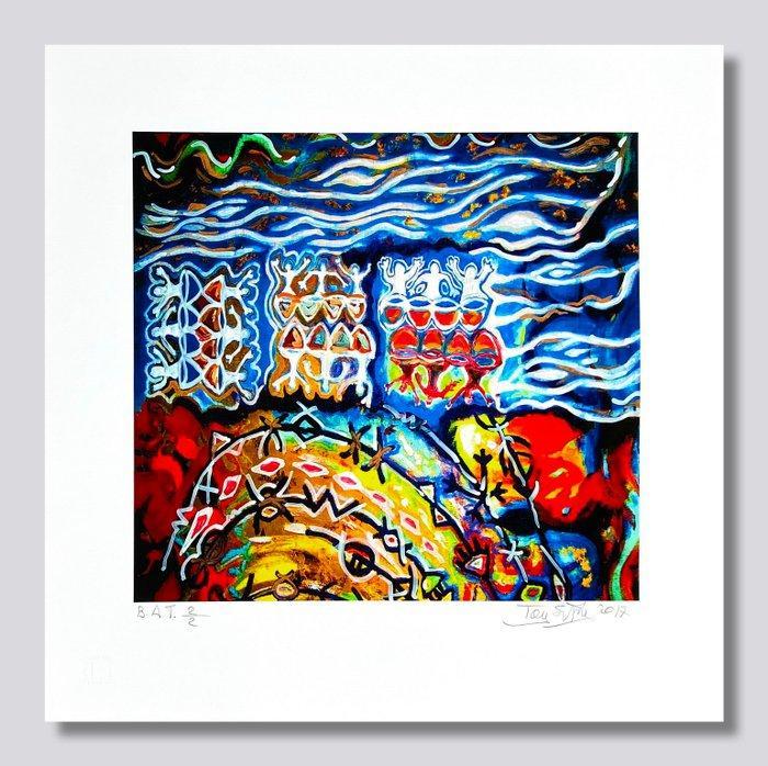 Toni Esposito - My World - Original Pigmentgrafik -, Antiek en Kunst, Antiek | Overige Antiek