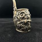 sculptuur, Pipa - 11 cm - .800 zilver