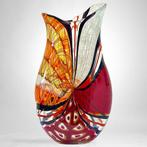 Filippo Maso - Vaas -  Grote rode vaas met filigraan,, Antiek en Kunst, Antiek | Glaswerk en Kristal