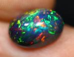2,10 ct - Natuurlijk zwart Opal - Zie Video!- 0.42 g, Verzamelen, Mineralen en Fossielen