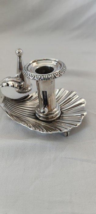 Taperstick (kleine blaker met een dunne pijp) - Zilver -, Antiek en Kunst, Antiek | Zilver en Goud