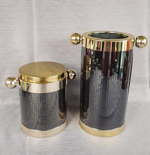 Refroidisseur à vin - Plastique - Deux bouteilles vintage, Antiek en Kunst, Kunst | Designobjecten