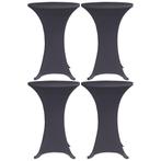vidaXL Tafelhoes stretch 4 st 60 cm antraciet, Tuin en Terras, Verzenden, Nieuw