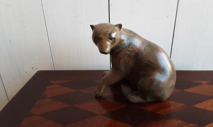 Figuur - P. Chenet - Beer - 15 cm - Brons, Antiek en Kunst, Curiosa en Brocante