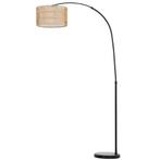 Vloerlamp - Verstelbaar - Hennepkoord - Zwart, Ophalen of Verzenden, Nieuw, Stof, Modern