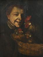 Toegeschreven aan Jan Victors (1620-1676) - De hanen, Antiek en Kunst, Kunst | Schilderijen | Klassiek