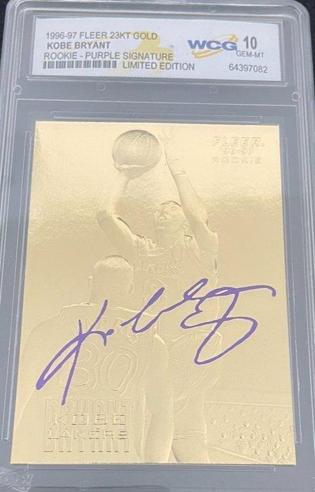1996/97 Fleer Kobe Bryant Rookie - Purple Signature -, Verzamelen, Stickers