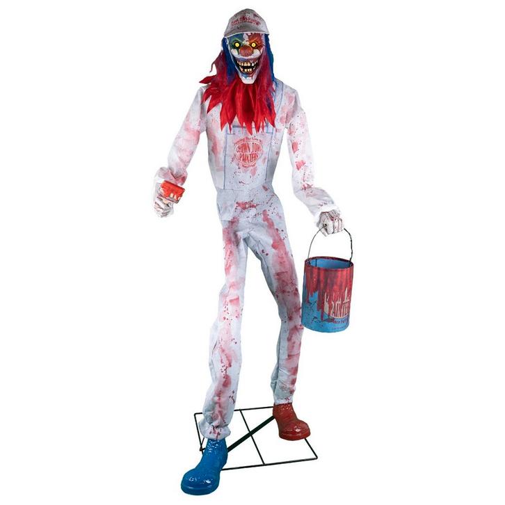 Animatronic Halloween Pop Arty De Boze Clown 213cm Licht,, Kinderen en Baby's, Speelgoed | Poppen