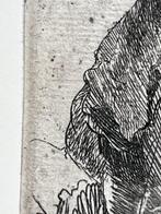 Rembrandt Van Rijn (1606-1669) - Man in a coat and fur cap, Antiek en Kunst