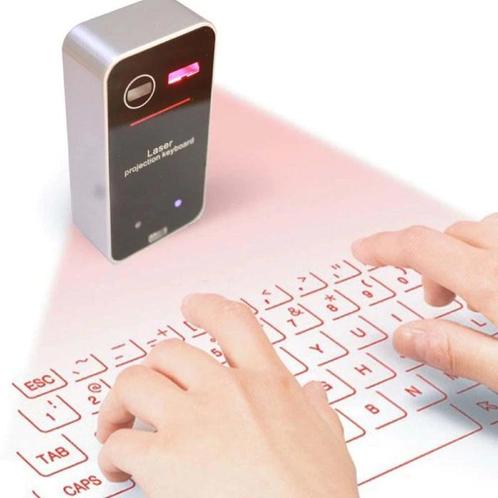 Pocket Laser Toetsenbord - Draagbaar Mini Virtueel Keyboard, Informatique & Logiciels, Claviers, Envoi