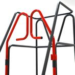 Gebruikte Bordestrap aluminium stellingtrap enkelzijdig, 4, Doe-het-zelf en Bouw, Ladders en Trappen, Ophalen of Verzenden, Gebruikt