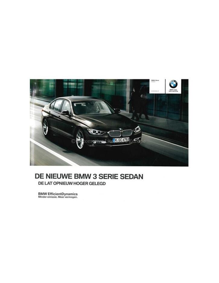 2011 BMW 3 SERIE SEDAN BROCHURE NEDERLANDS, Boeken, Auto's | Folders en Tijdschriften