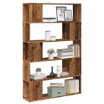 vidaXL Boekenkast/kamerscherm 100x24x155 cm oud houtkleurig, Huis en Inrichting, Verzenden, Nieuw