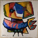 Rob Van Trier (1957) - Composition with a fantastic, Antiek en Kunst, Kunst | Schilderijen | Modern