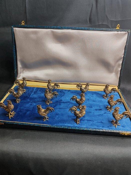 Messensteun (12) - Verguld brons, Antiquités & Art, Antiquités | Meubles | Tables