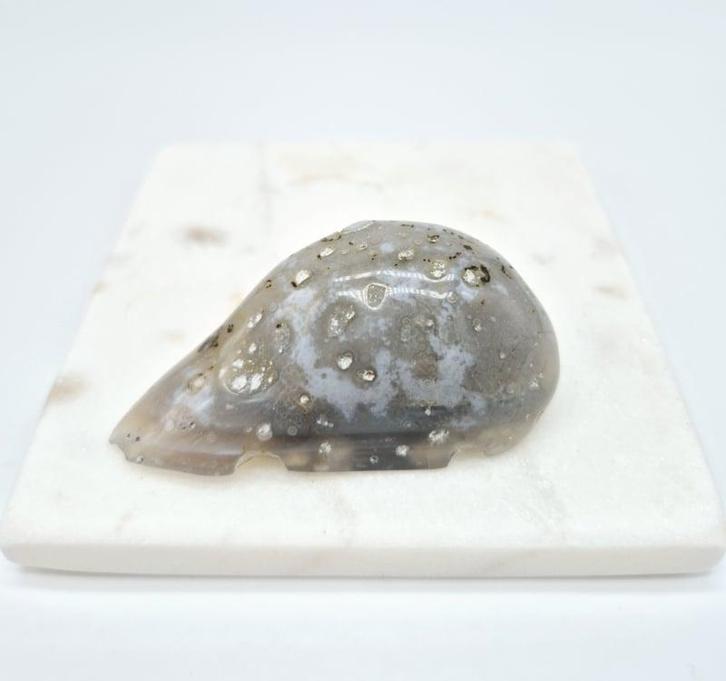 Water agaat - Enhydro Agaat (zie filmpje), Handtassen en Accessoires, Edelstenen, Ophalen of Verzenden