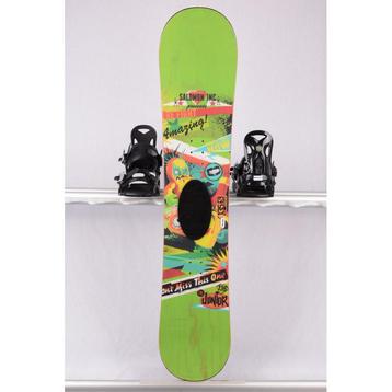 125 130 kinder snowboard SALOMON THE JUNIOR, green, FLAT/Roc beschikbaar voor biedingen