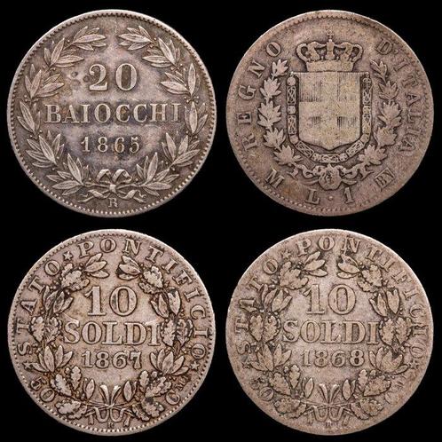 Italie, Royaume de Sardaigne Vittorio Emanuele II. 20, Postzegels en Munten, Munten | Europa | Niet-Euromunten