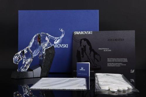 Figuur - Swarovski - Soulmates Panter Helder (Boxed +, Antiek en Kunst, Curiosa en Brocante