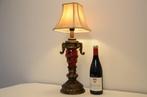 Tafellamp - Chique klassieke tafellamp - Hars, Glas,, Antiek en Kunst