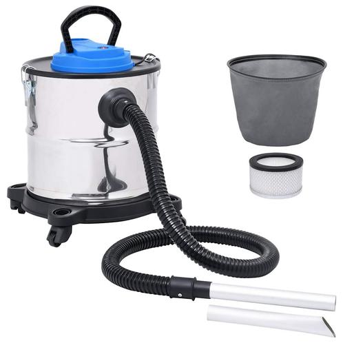 vidaXL Asstofzuiger met HEPA filter 1200 W 20 L roestvrij, Elektronische apparatuur, Stofzuigers, Nieuw, Verzenden