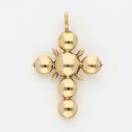 Pendentif - 14 carats Or jaune Diamant (Naturelle) - Kruis -