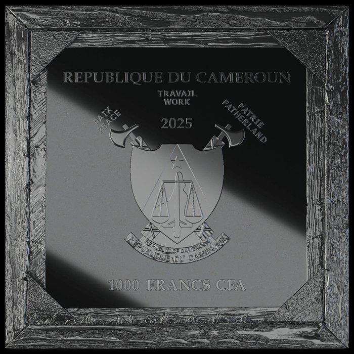 Cameroun. 1000 Francs 2025 Skull of a Skeleton with Burning, Postzegels en Munten, Munten | Europa | Niet-Euromunten