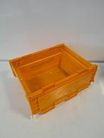 Distributiebak 400x300x173 mm nestbaar oranje gebruikt, Ophalen of Verzenden