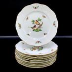 Herend - Exquisite Set of 9 Large Plates (21 cm) -