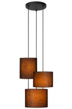 Hanglamp Lucide MAYA -  - Ø 46 cm - 3xE27 - Zwart, Verzenden, Nieuw