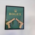 henq - Guns on glass Rolex, Antiquités & Art
