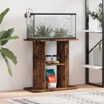 vidaXL Aquariumstandaard 60x30x60 cm bewerkt hout gerookt, Dieren en Toebehoren, Vissen | Aquaria en Toebehoren, Verzenden, Nieuw