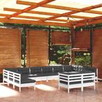 vidaXL 12-delige Loungeset met kussens massief grenenhout, Tuin en Terras, Tuinsets en Loungesets, Verzenden, Nieuw, Loungeset
