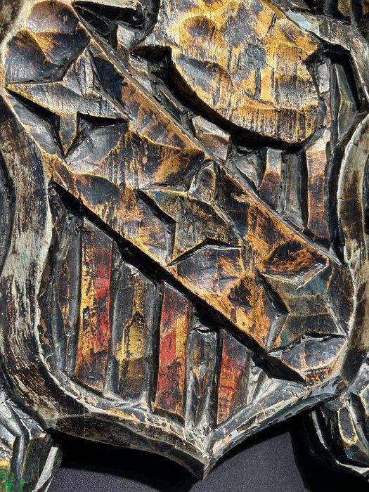 sculptuur, Scultura legno - 60 cm - Hout, Antiek en Kunst, Curiosa en Brocante