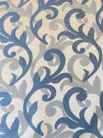 Verfijde en prestigieuze Damaststof goud en blauw suikercard