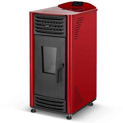 Compacte Pelletkachel 8kW - Rood - Ideaal voor Appartemen..., Huis en Inrichting, Kachels, Nieuw, Ophalen of Verzenden