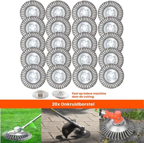 Set van 20 Stuks ! Universele Onkruidborstel – 20 CM –, Tuin en Terras, Hand-tuingereedschap, Nieuw