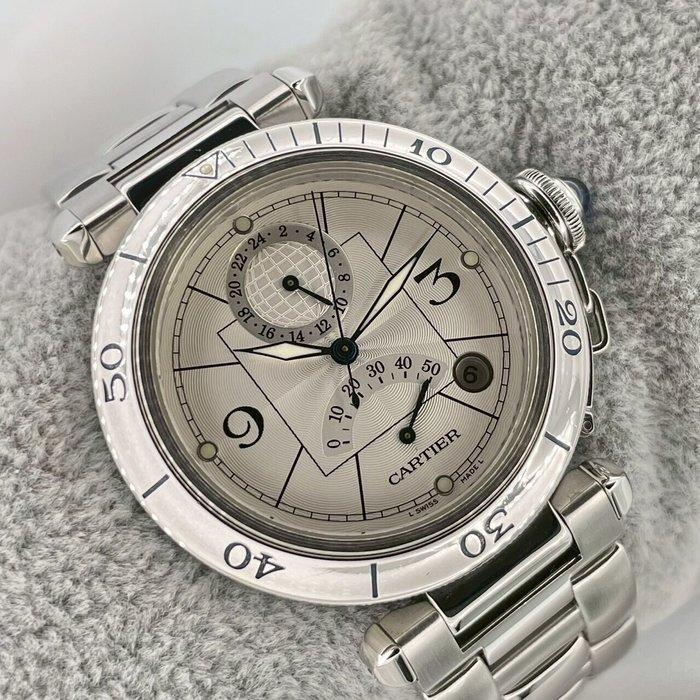 Cartier - Pasha GMT Power Reserve - W3103755 2388 - Heren -, Handtassen en Accessoires, Horloges | Heren